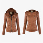 PU-jakke med lynlås – Herre / Dame