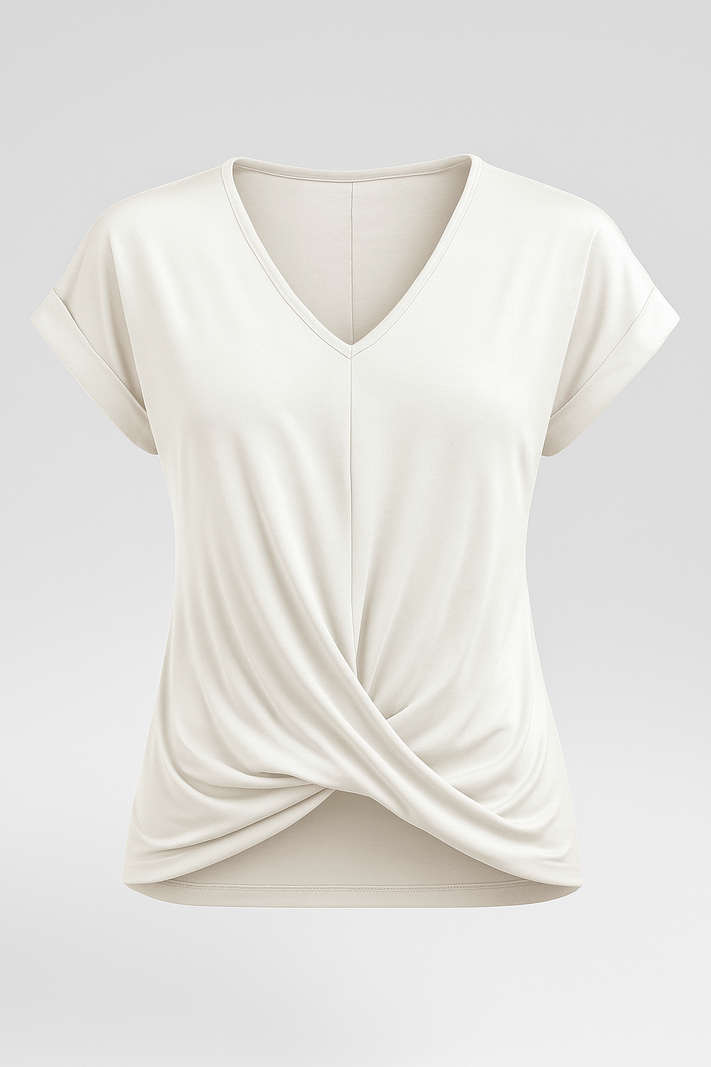 V-neck T-shirt – Komfortabel og Let til Hverdag