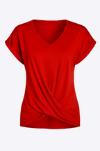 V-neck T-shirt – Komfortabel og Let til Hverdag