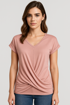 V-neck T-shirt – Komfortabel og Let til Hverdag