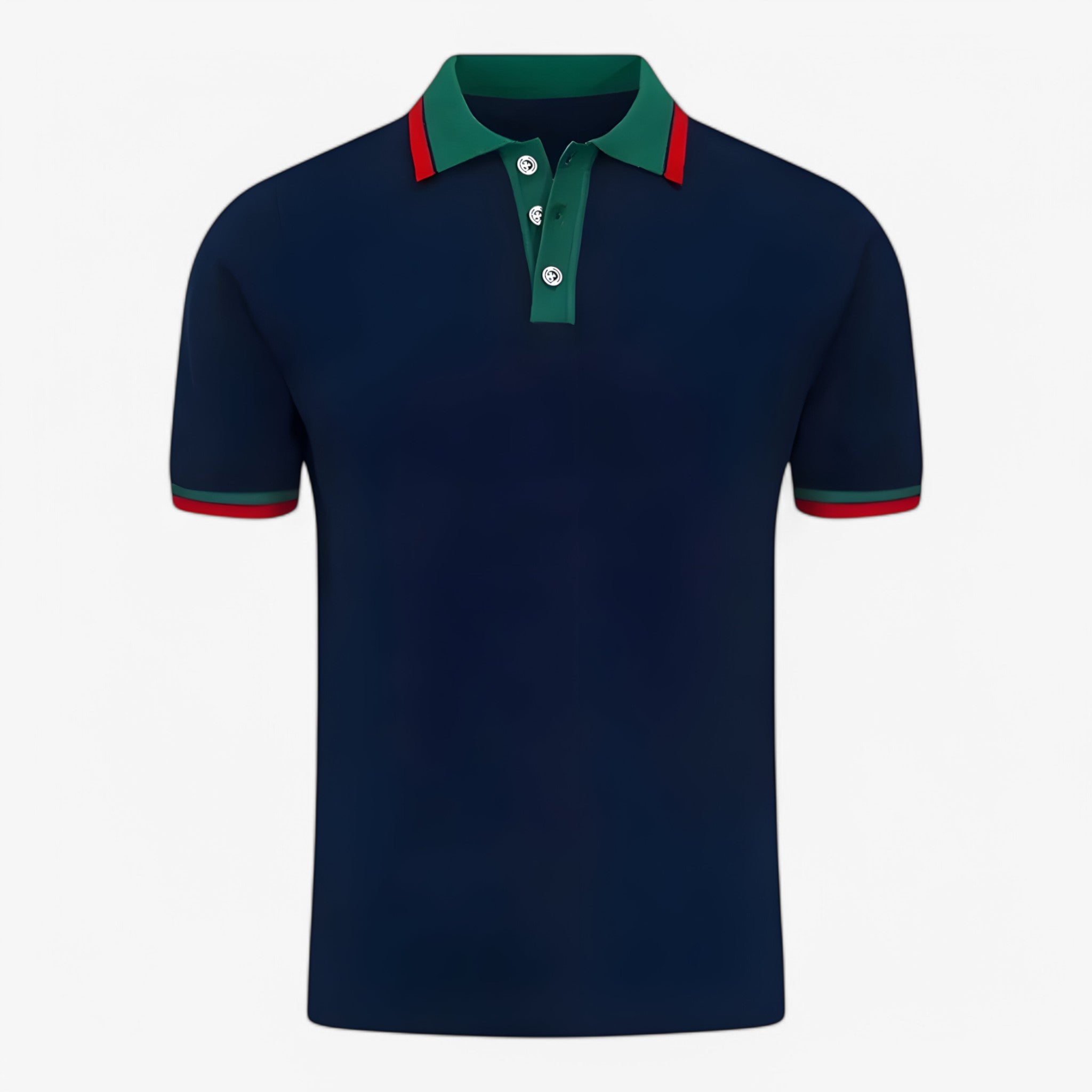 Kortærmet T-shirt til Herre – Moderne Colorblock til Sommer og Sport