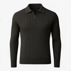 Halv-Zip Herresweater i Merinould – Varm og Komfortabel til Vinteren