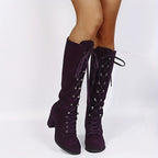 Knæhøje Lange Ankelstøvler – Komfortable og Holdbare