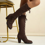 Knæhøje Lange Ankelstøvler – Komfortable og Holdbare