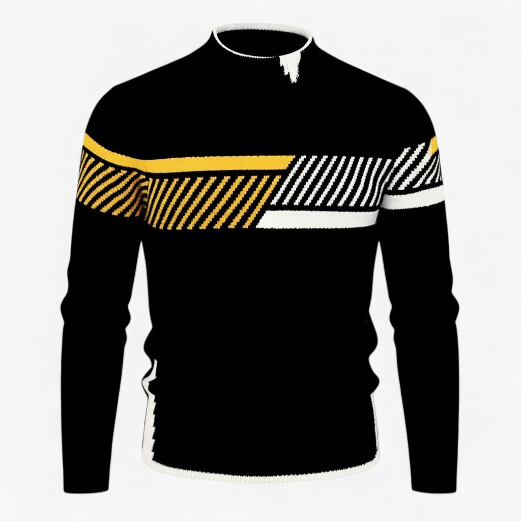 Moderne Sweatshirt med Geometrisk Mønster