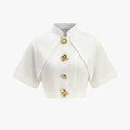 Kort Metallskjorte – Glitrende og Moderne Statement