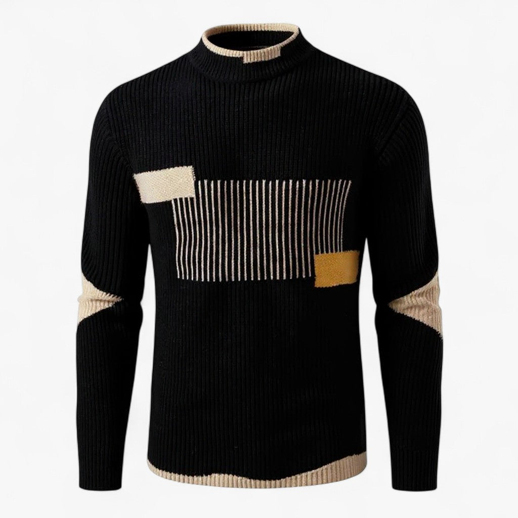 Moderne Sweatshirt med Geometrisk Mønster