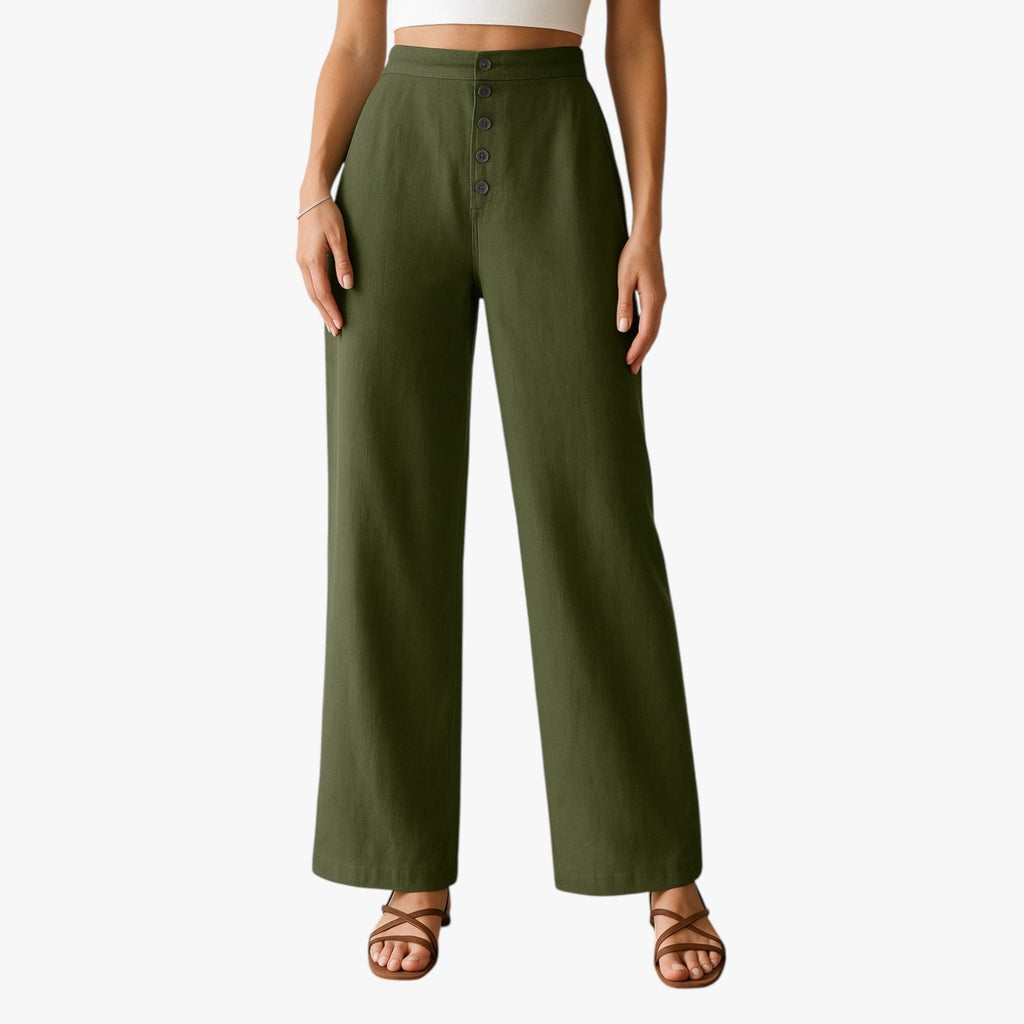 Sommershorts til Kvinder – Komfortabel Pasform i Linned og Bomuldsblanding