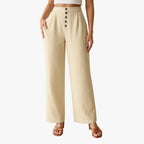 Sommershorts til Kvinder – Komfortabel Pasform i Linned og Bomuldsblanding