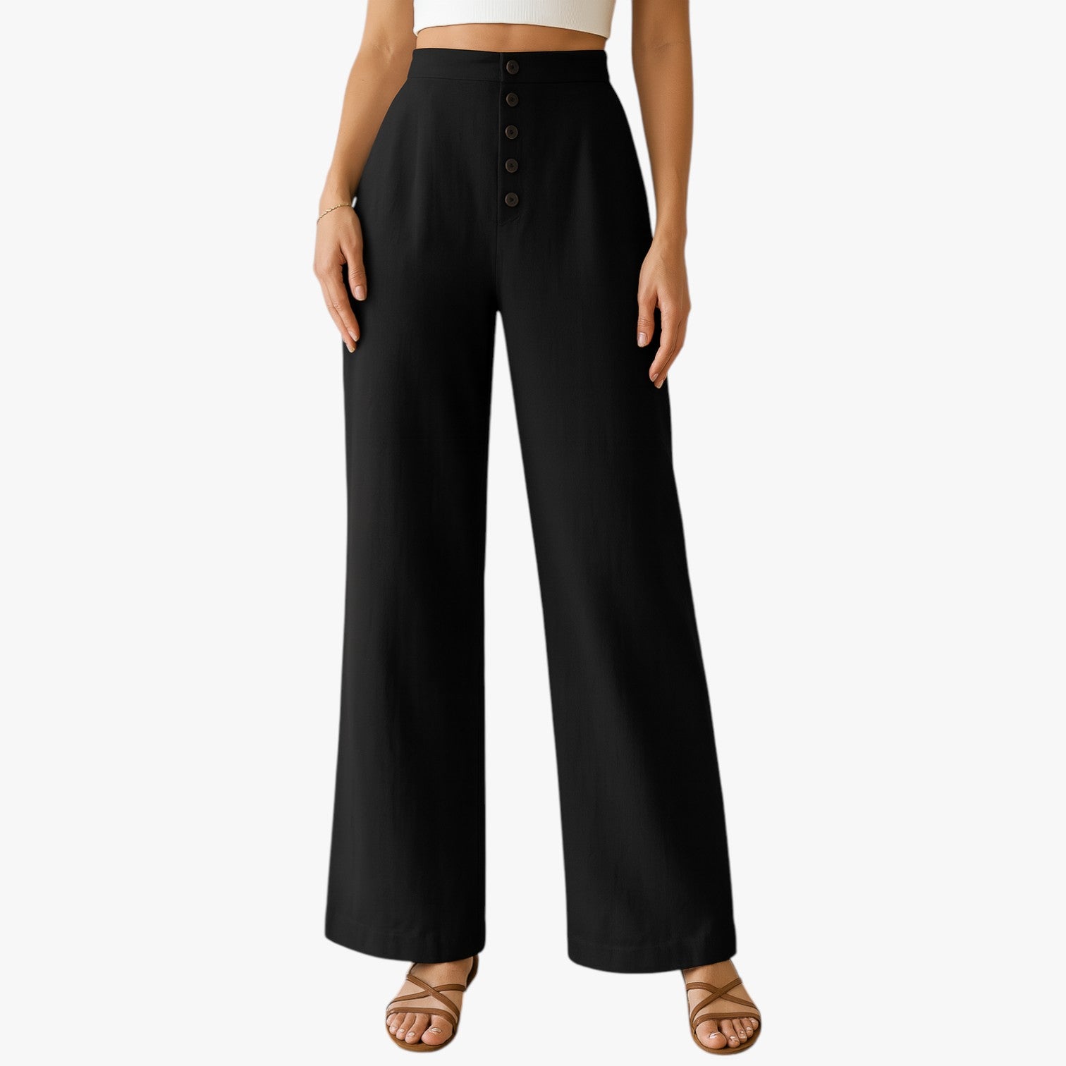 Sommershorts til Kvinder – Komfortabel Pasform i Linned og Bomuldsblanding