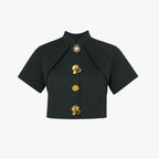 Kort Metallskjorte – Glitrende og Moderne Statement