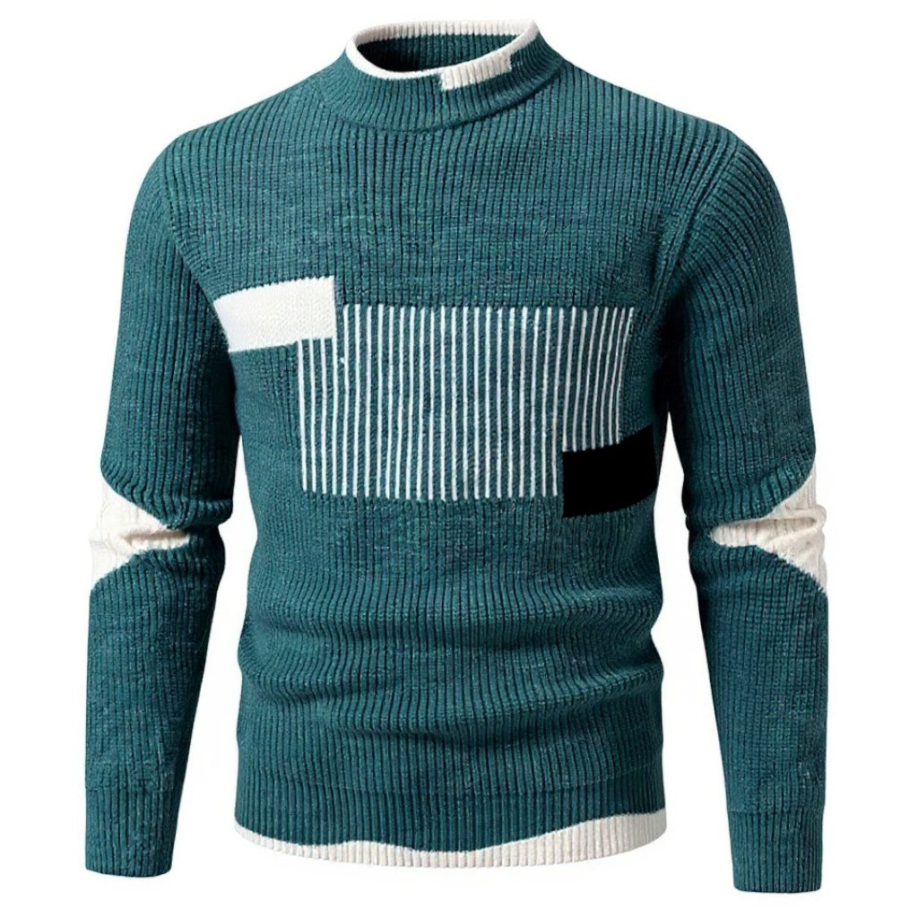 Moderne Sweatshirt med Geometrisk Mønster