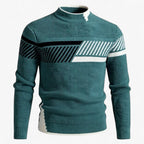 Moderne Sweatshirt med Geometrisk Mønster