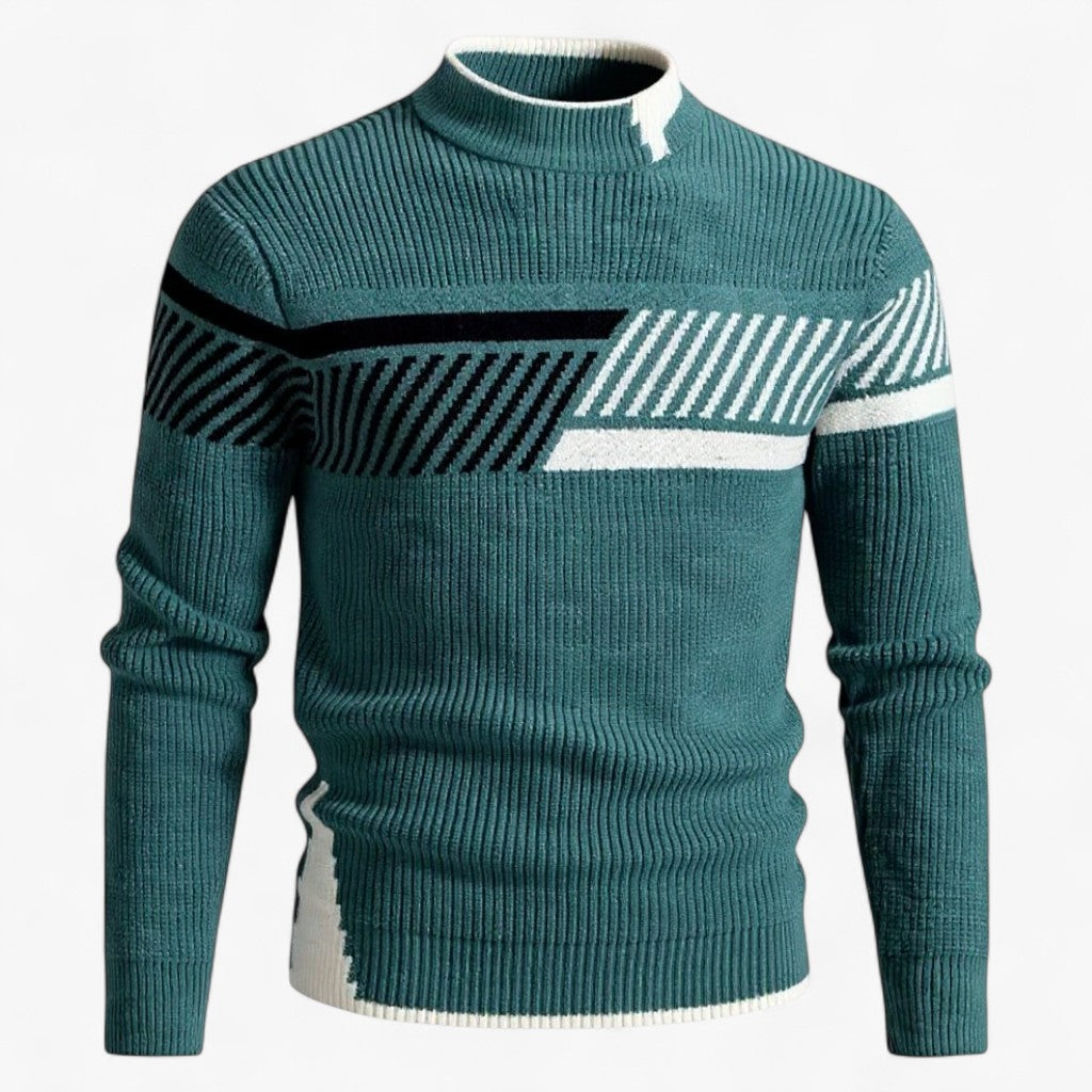 Moderne Sweatshirt med Geometrisk Mønster