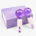 Krystalkugler i Glas til Ansigts- og Øjenmassage – 2 stk./pakke