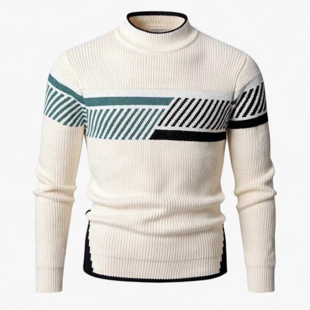 Moderne Sweatshirt med Geometrisk Mønster