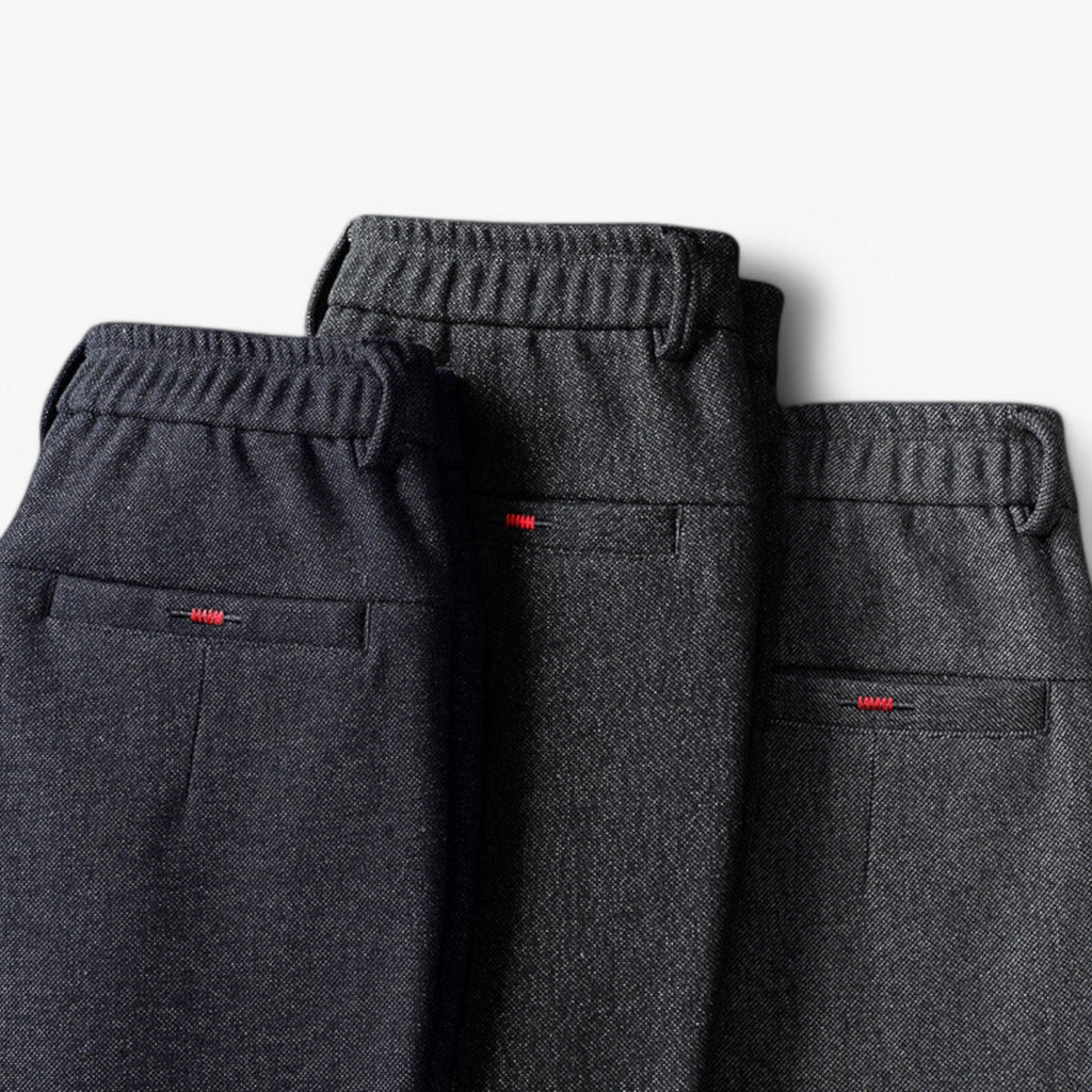 Bukser til Mænd – Løs Pasform i Bomuld og Linned for Komfort og Stil