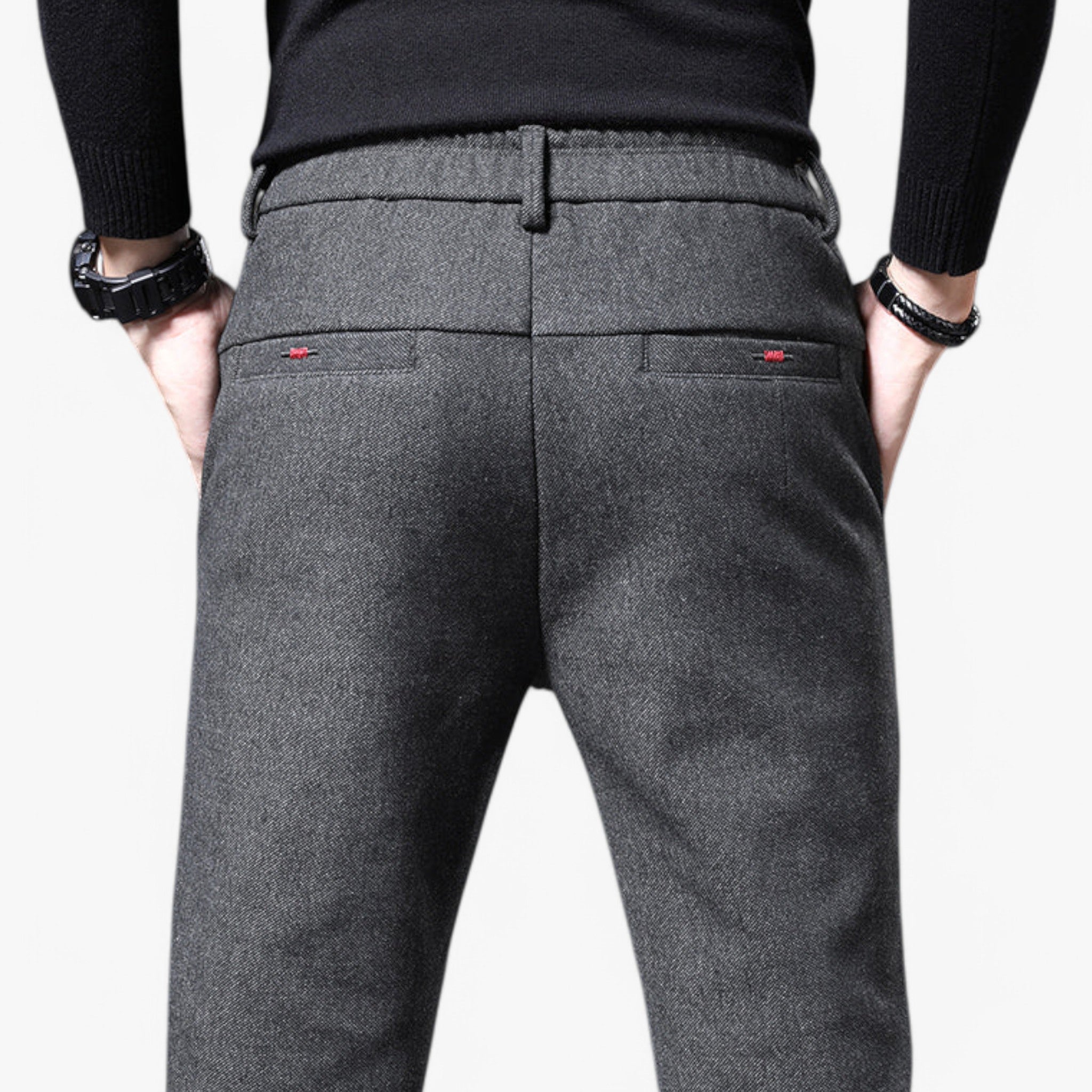 Bukser til Mænd – Løs Pasform i Bomuld og Linned for Komfort og Stil