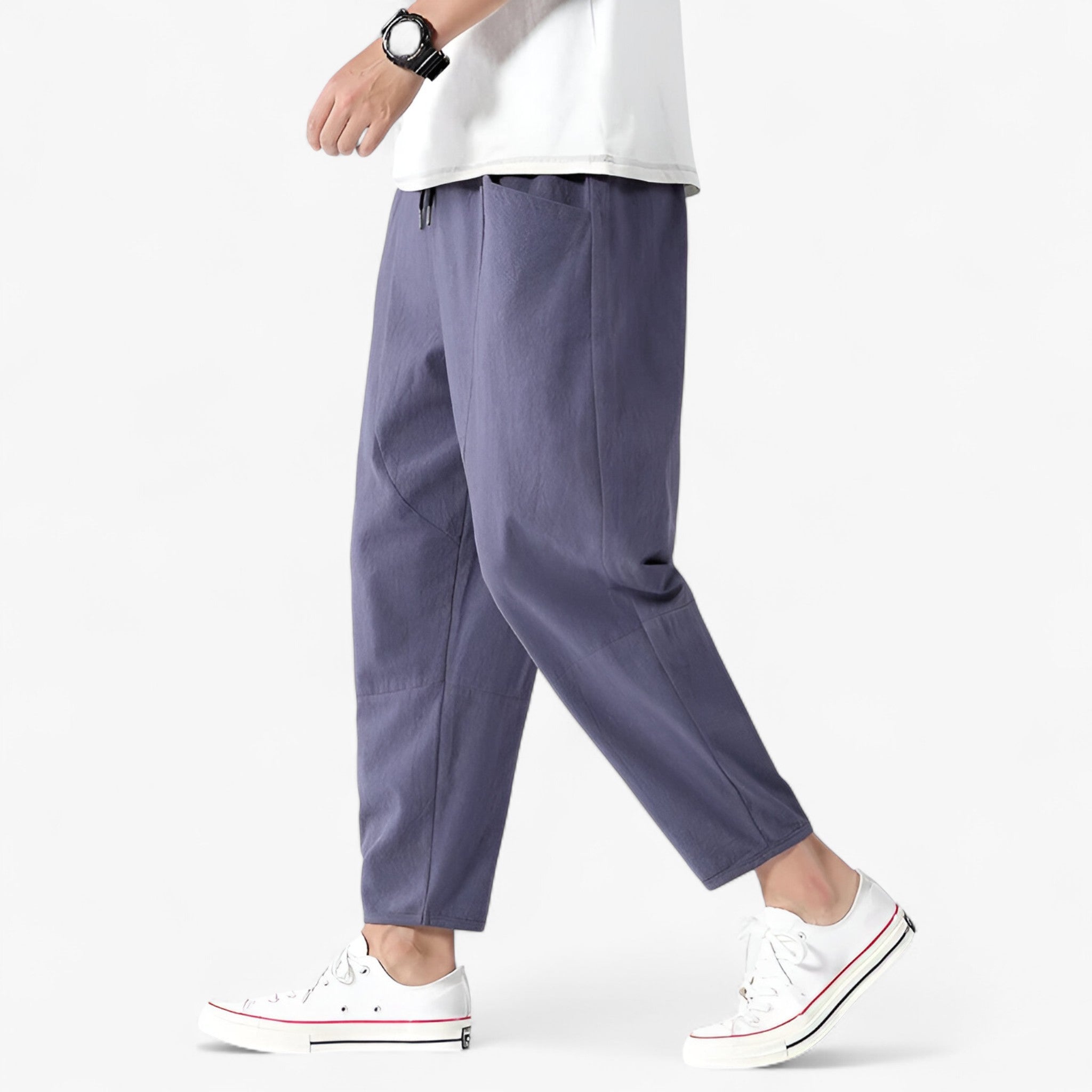 Herre Linnedbukser – Løs Pasform for Komfort og Bevægelsesfrihed