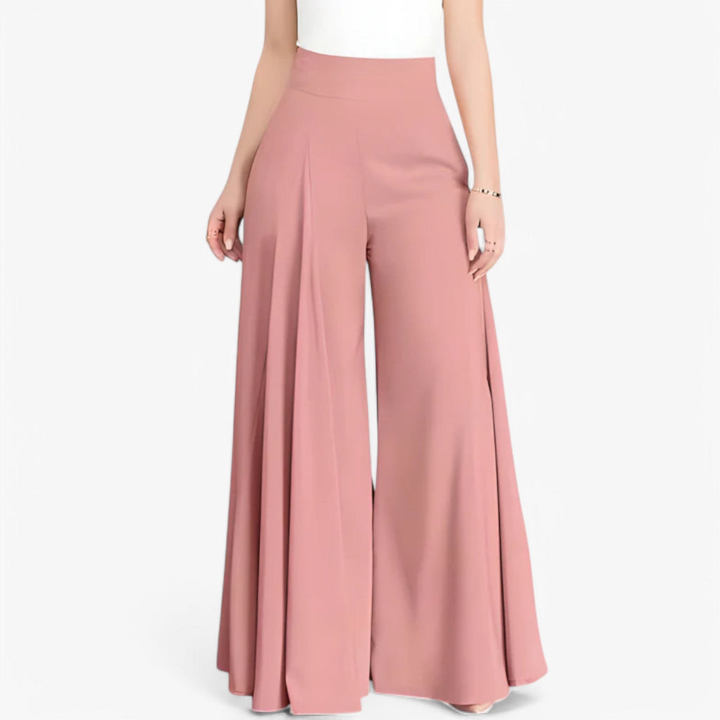 Bukser med Vide Ben i Blød Bomuldsblanding – Komfortable og Stilfulde