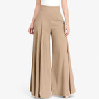 Bukser med Vide Ben i Blød Bomuldsblanding – Komfortable og Stilfulde