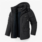 Sig Farvel til Kulden – Vinterjakke med Hætte for Stilfuld Beskyttelse