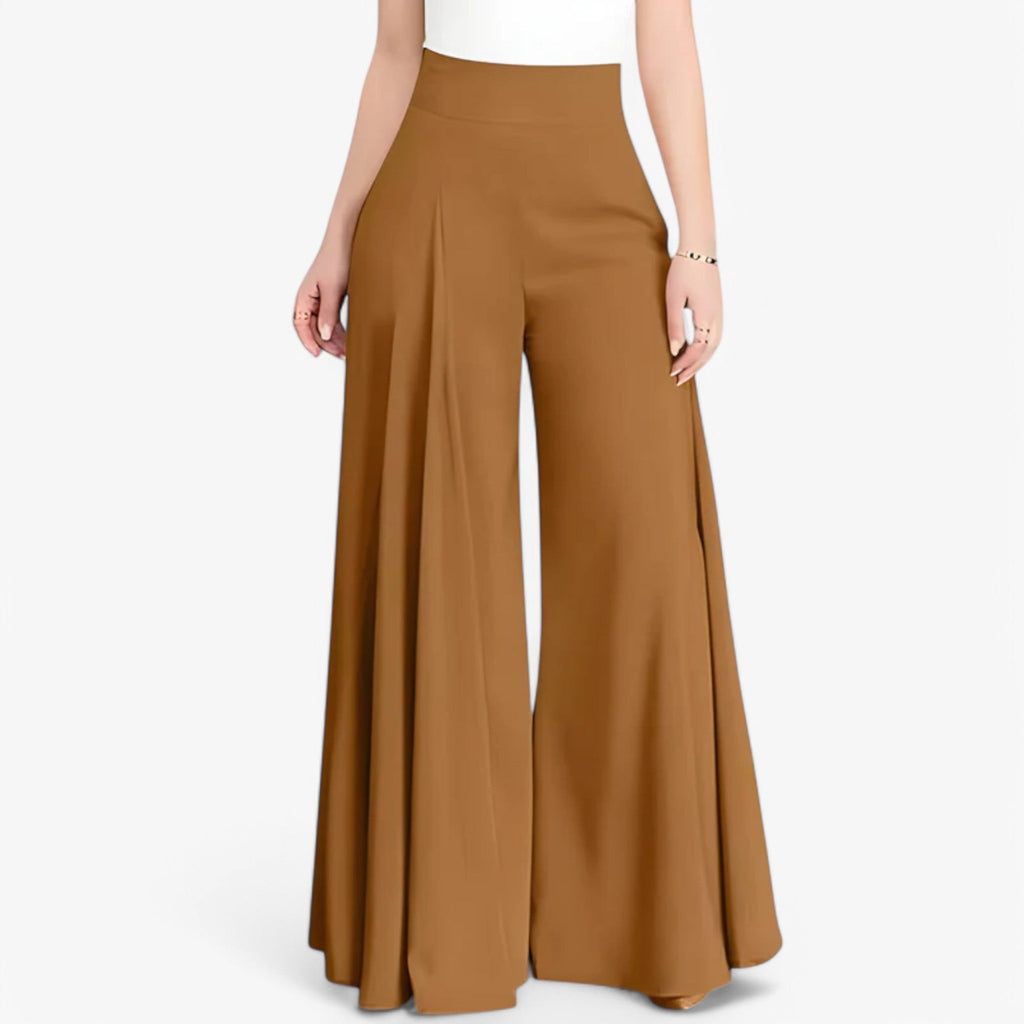 Bukser med Vide Ben i Blød Bomuldsblanding – Komfortable og Stilfulde