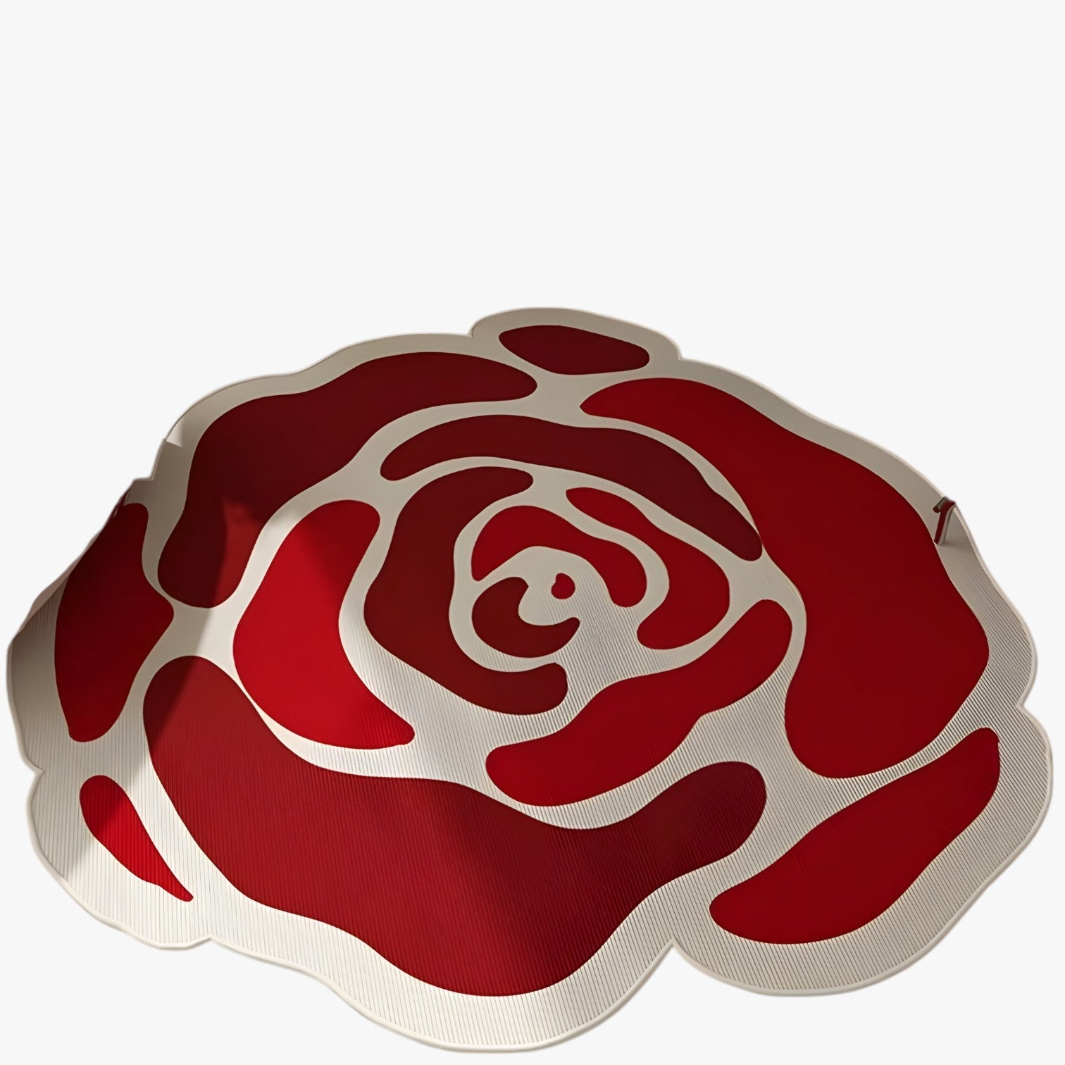 Blomsterkrystal Gulvtæppe – Blødt Polyester med Antiskrid Belægning