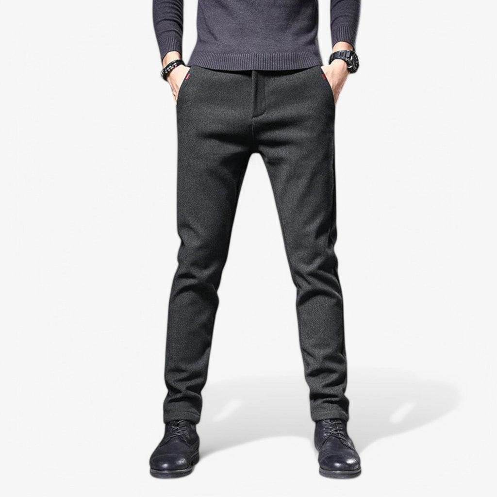 Bukser til Mænd – Løs Pasform i Bomuld og Linned for Komfort og Stil