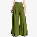 Bukser med Vide Ben i Blød Bomuldsblanding – Komfortable og Stilfulde