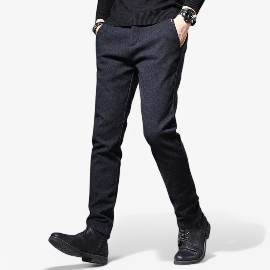 Bukser til Mænd – Løs Pasform i Bomuld og Linned for Komfort og Stil