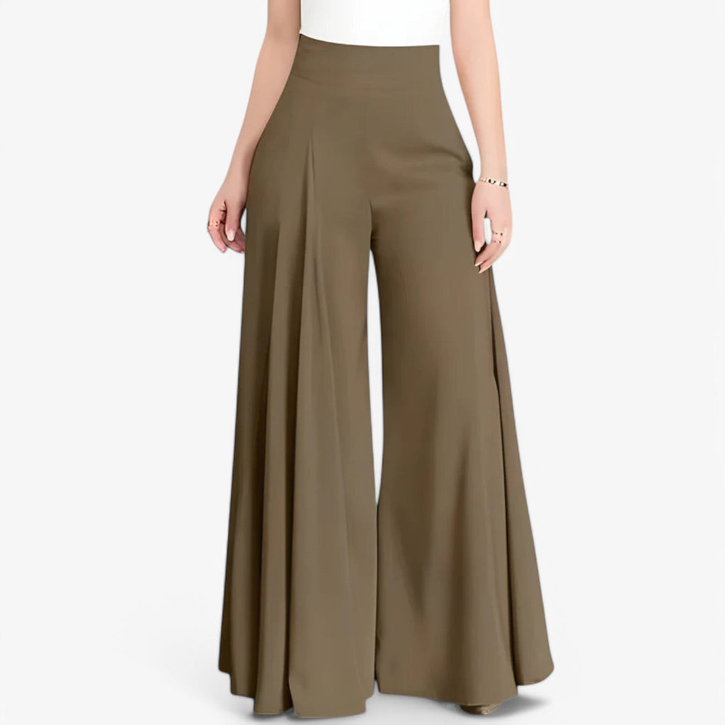 Bukser med Vide Ben i Blød Bomuldsblanding – Komfortable og Stilfulde