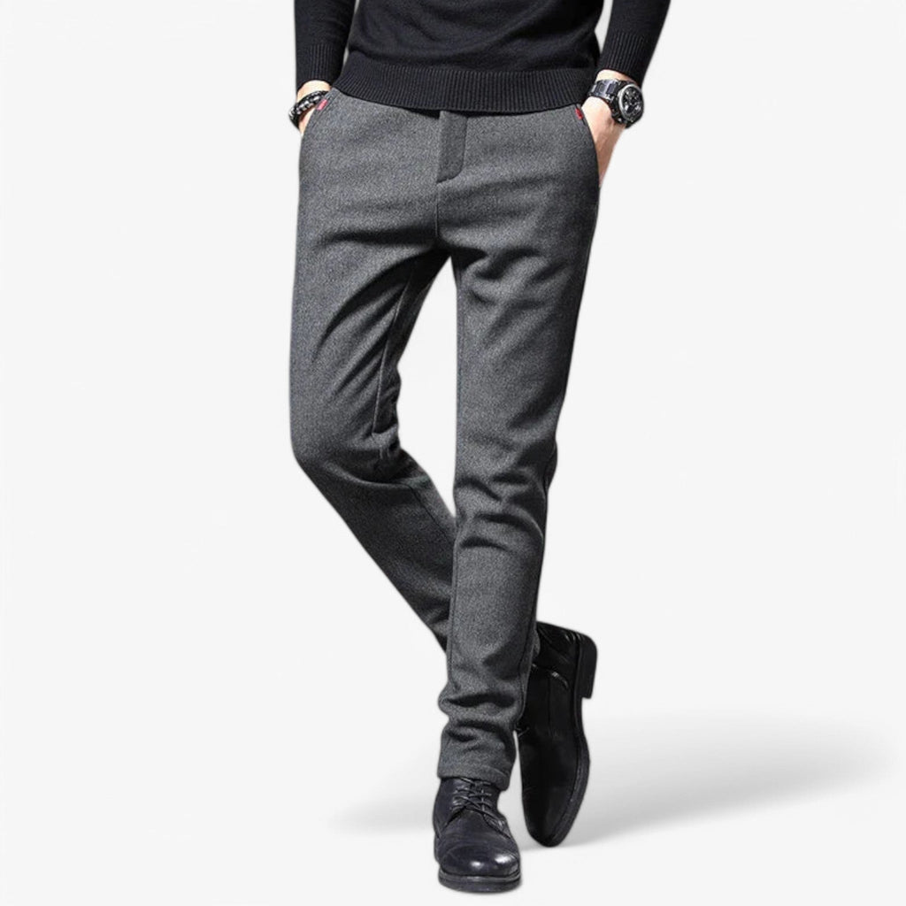 Bukser til Mænd – Løs Pasform i Bomuld og Linned for Komfort og Stil