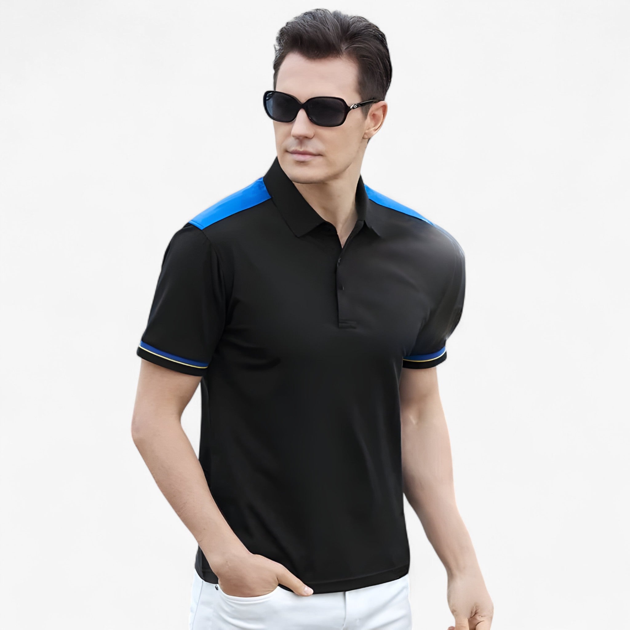 Afslappet Polokjole til Mænd – Sportslig Komfort med Stil