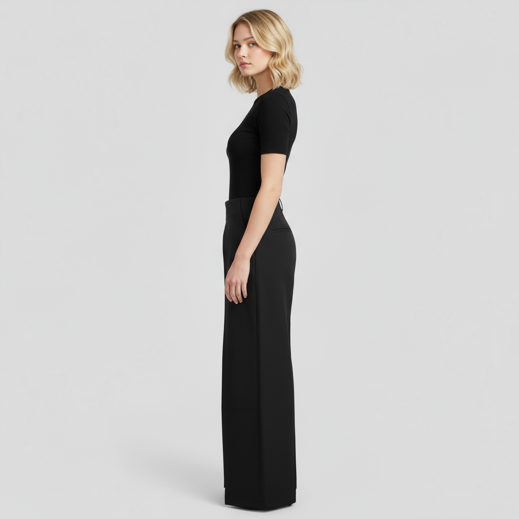 Damebukser med Høj Talje – Komfort i Blød Bomuldsblanding