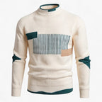 Moderne Sweatshirt med Geometrisk Mønster