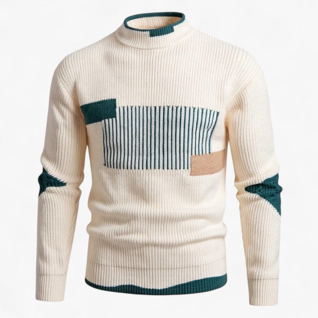 Moderne Sweatshirt med Geometrisk Mønster