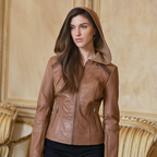 PU-jakke med lynlås – Herre / Dame