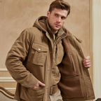 Sig Farvel til Kulden – Vinterjakke med Hætte for Stilfuld Beskyttelse