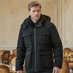 Sig Farvel til Kulden – Vinterjakke med Hætte for Stilfuld Beskyttelse