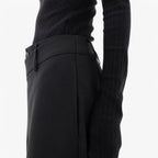 Asymmetriske Bukser med Høj Talje i Blød Bomuldsblanding