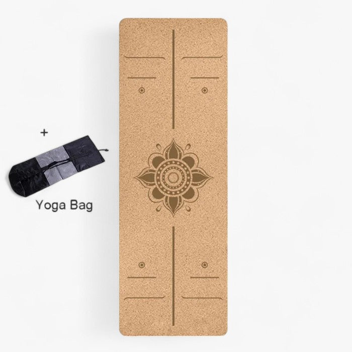 Yogamåtte – Naturlig Kork for Bedre Greb og Stabilitet under Træning
