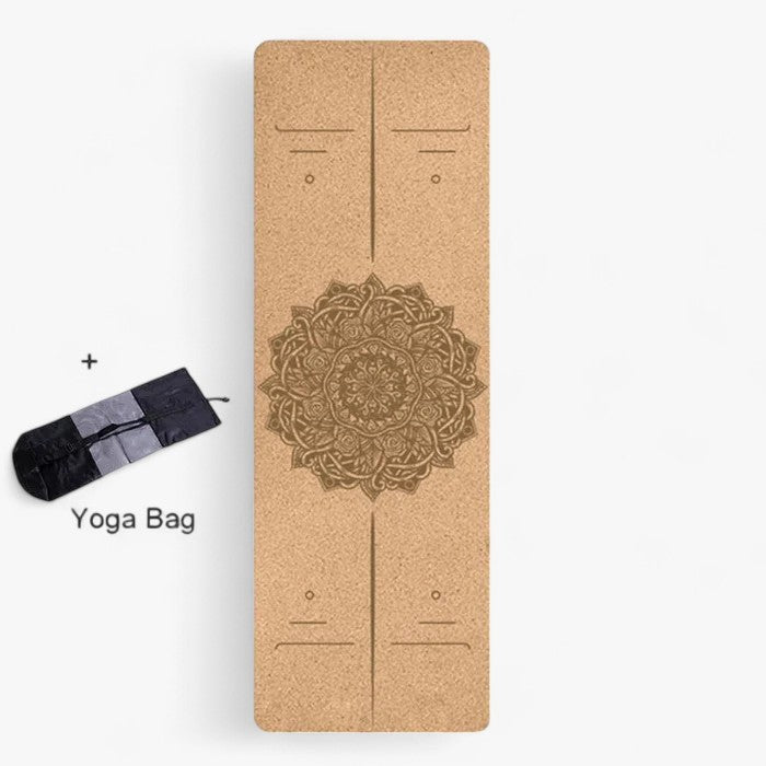Yogamåtte – Naturlig Kork for Bedre Greb og Stabilitet under Træning