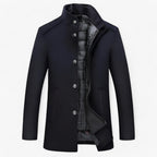 Trenchcoat i Uld – Elegant Frakke til Koldere Vejr