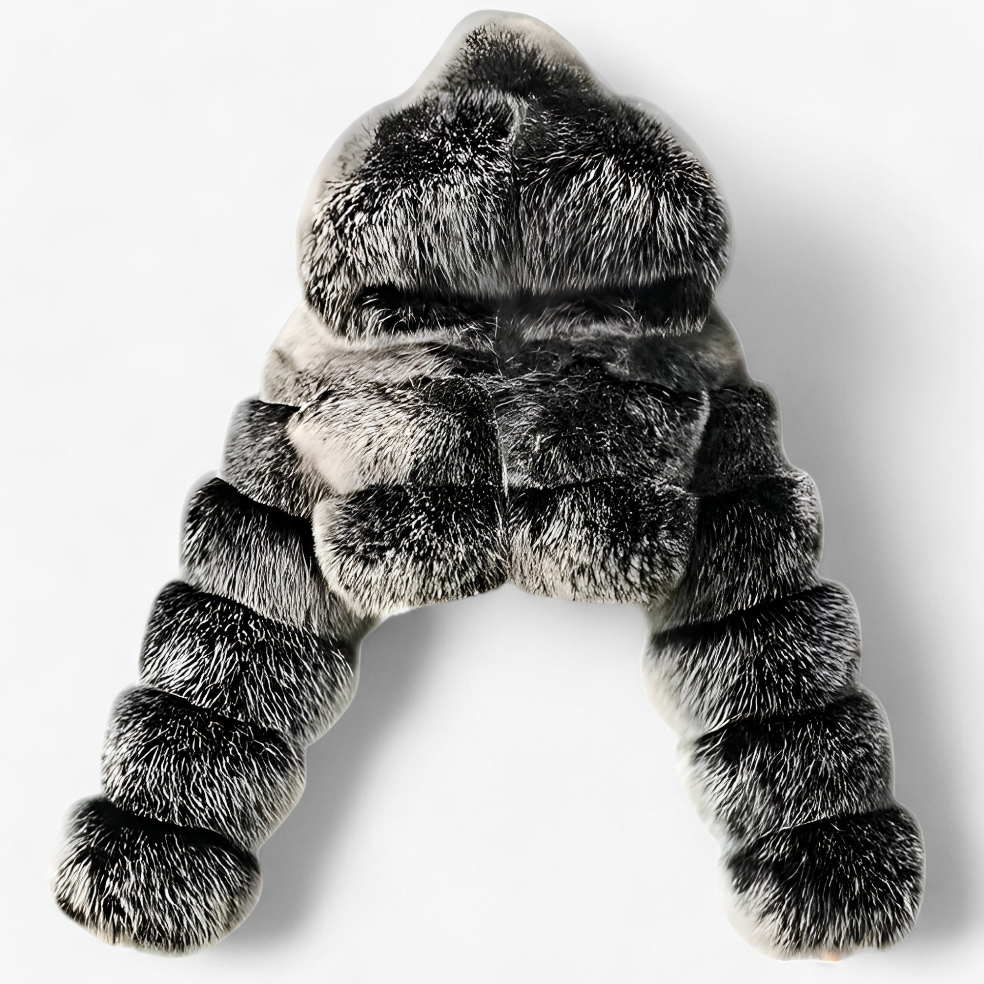 Adele | Blød kunstpelsjakke Sne - Luksuriøs varme og elegance