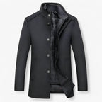 Trenchcoat i Uld – Elegant Frakke til Koldere Vejr