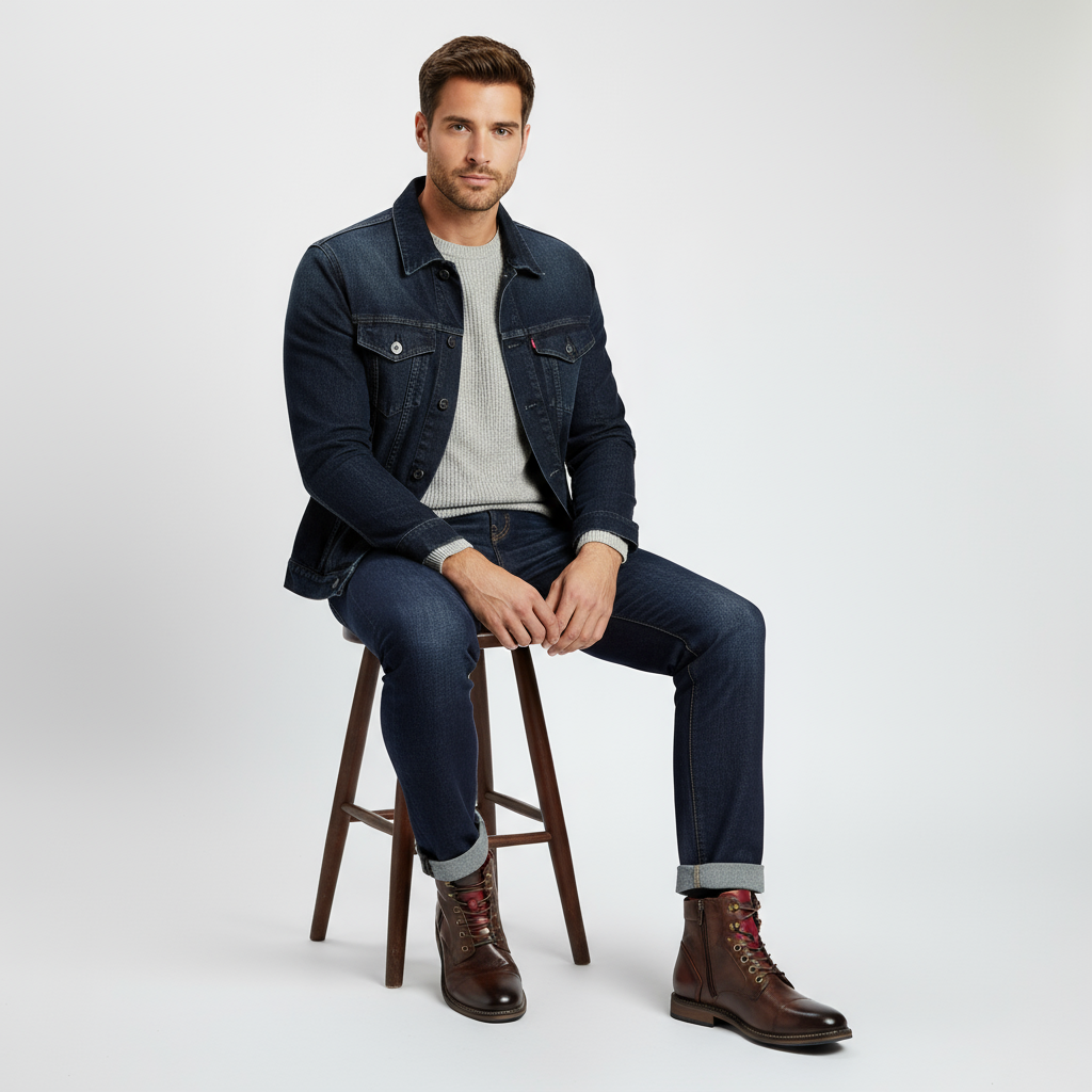 Oxford Støvler – Klassisk Snøre-Design med Komfort